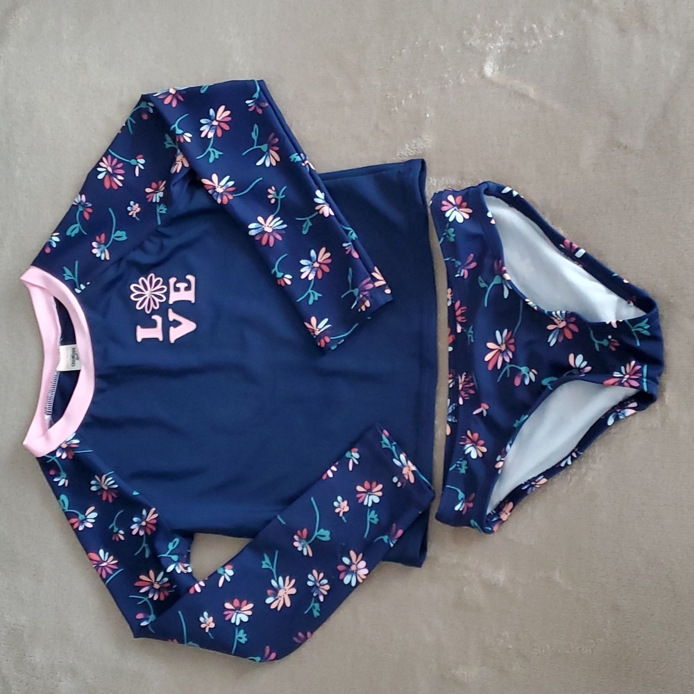 Carter's Girls 2-Piece Rash Guard